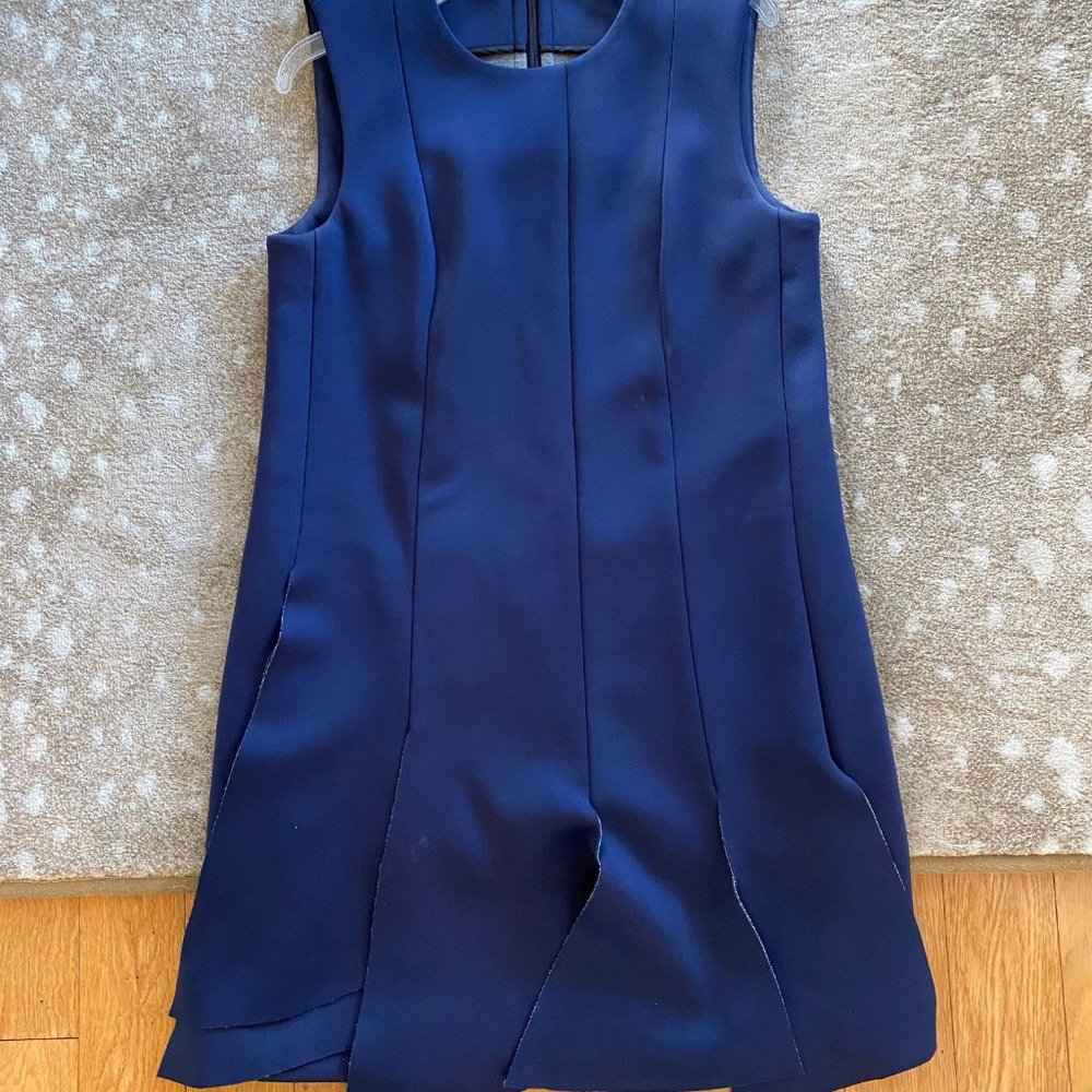 Tibi Scuba Navy Dress